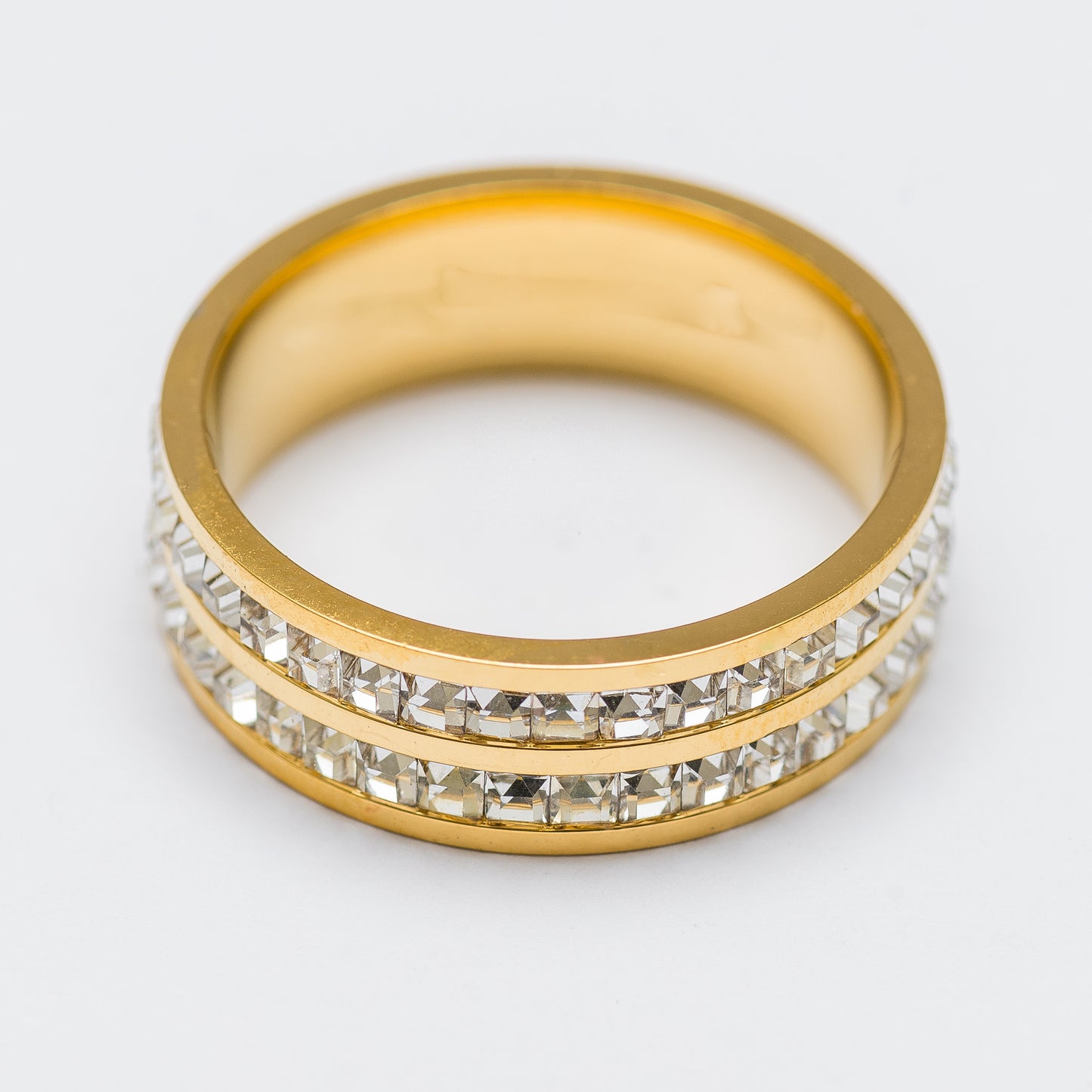 Double Row Diamond Ring