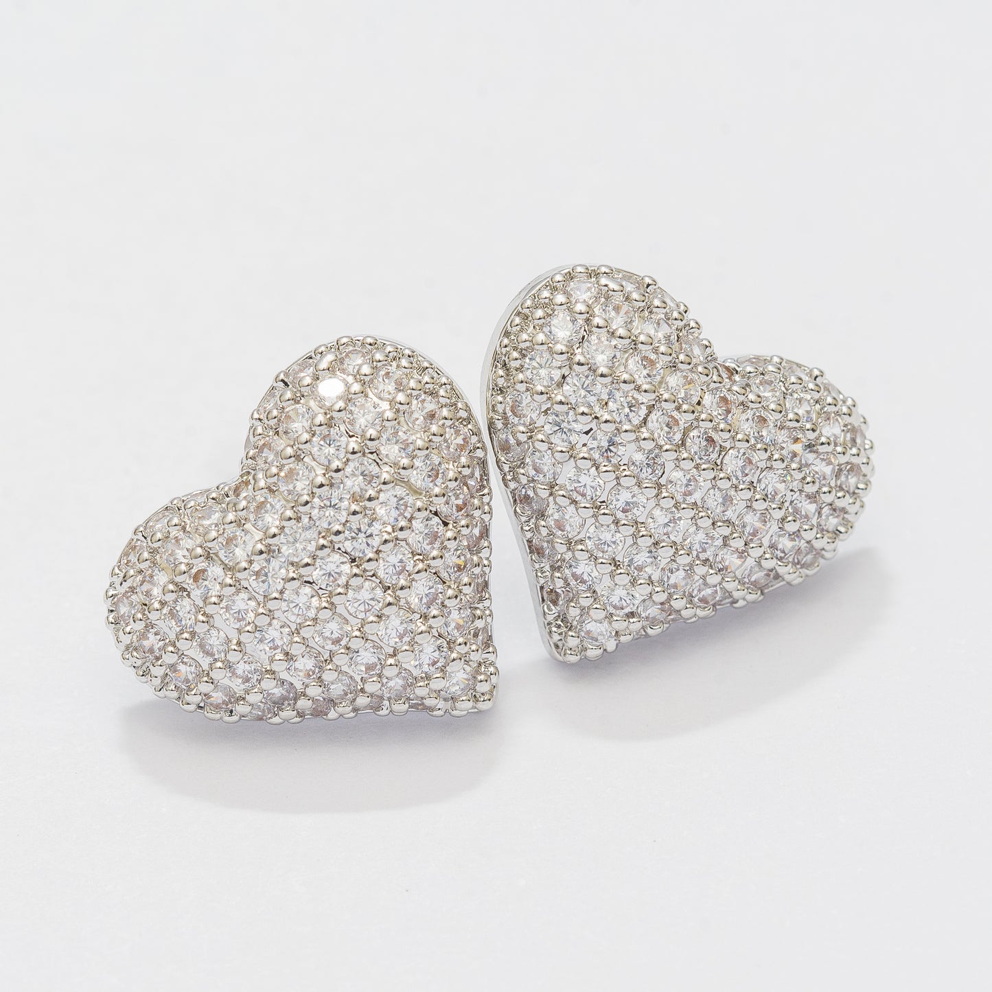 Eternal Spark Heart Earrings