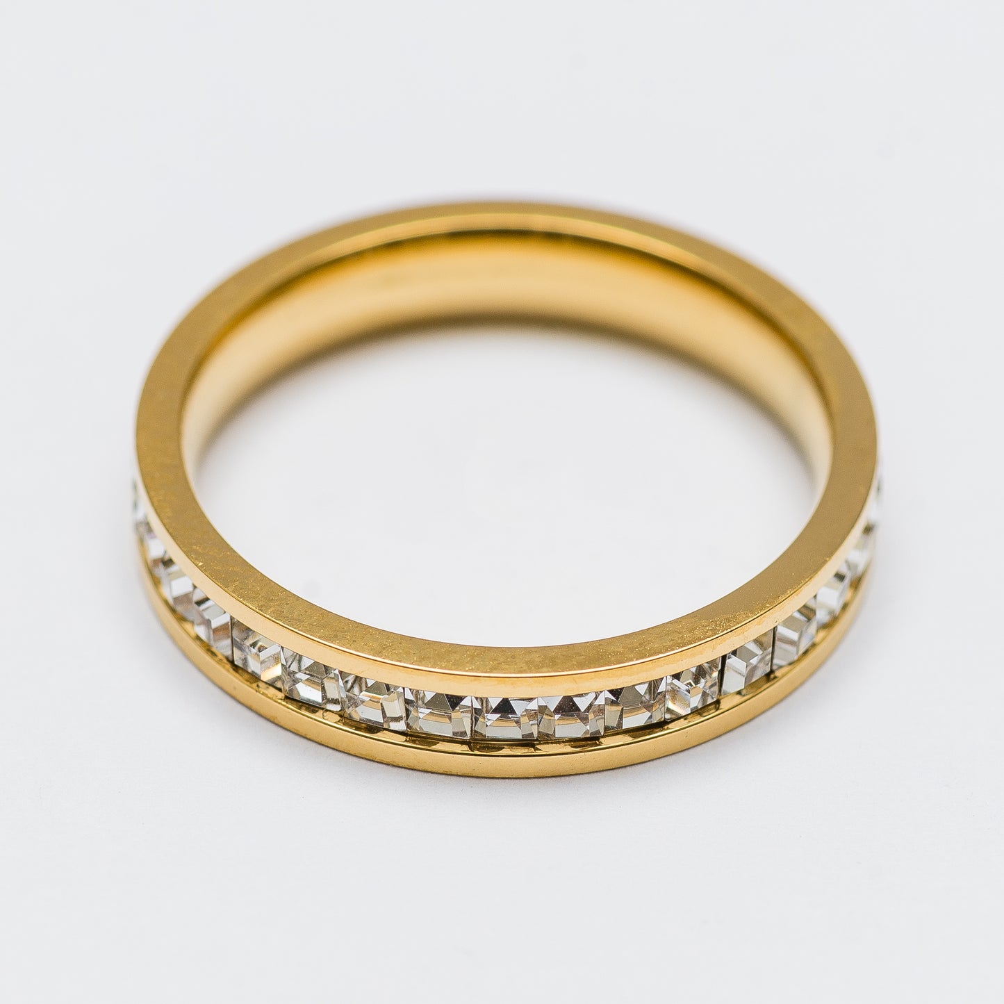 Single Row Diamond Ring