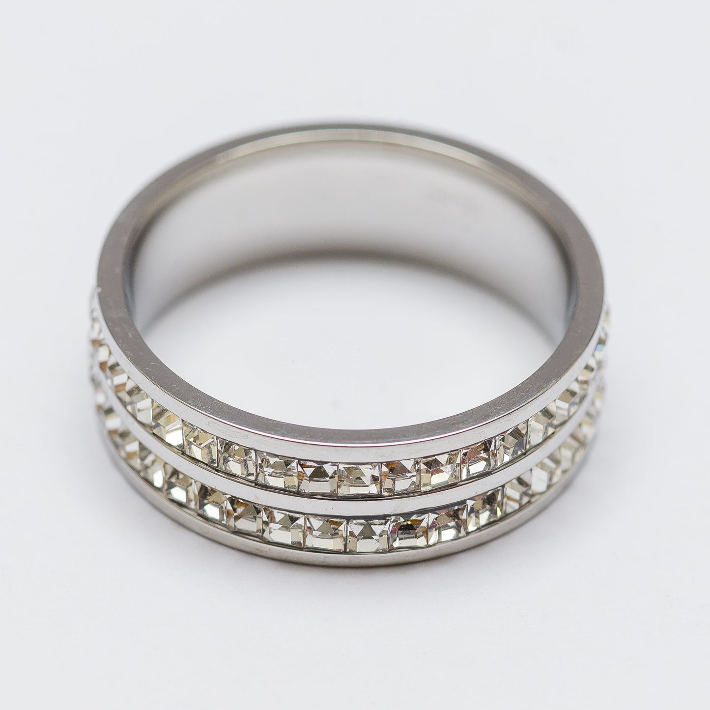 Double Row Diamond Ring