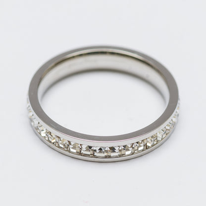 Single Row Diamond Ring