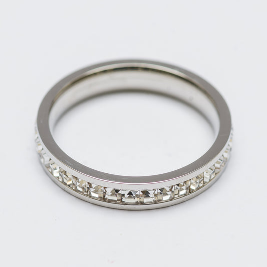 Single Row Diamond Ring