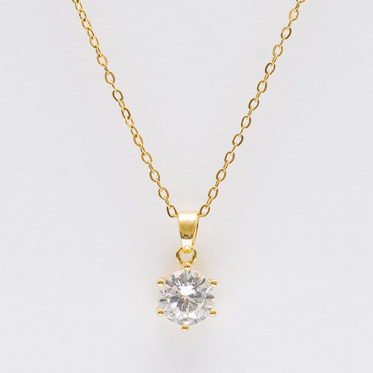 Eternal Solitaire Diamond Pendant