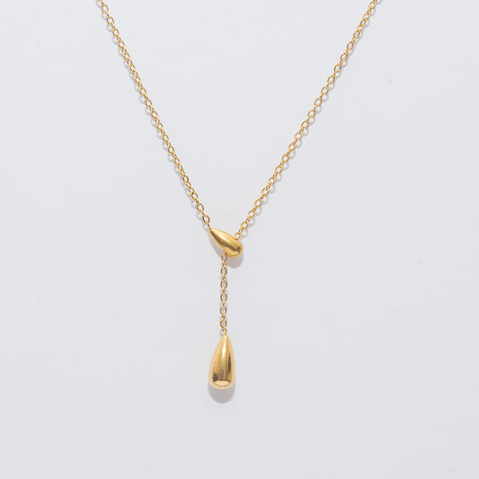Golden Dew Drop Pendant